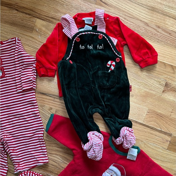 Festive Baby Christmas Outfit Bundle Set Size 3-6 Months Vintage - Picture 5 of 5